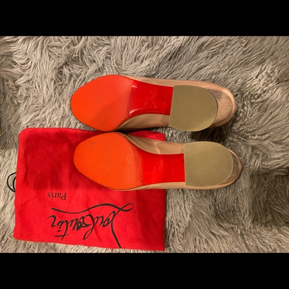 Baobab Block 85 Heel Christian Louboutin Pump 39, Nude. - Picture 6 of 9